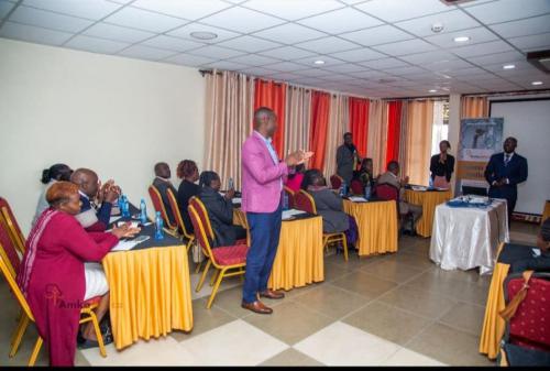Sensitization workshop for law enforcement officers; police officers, chiefs, children officers and county commissioners to discuss their roles in ending exploitative domestic child labour.